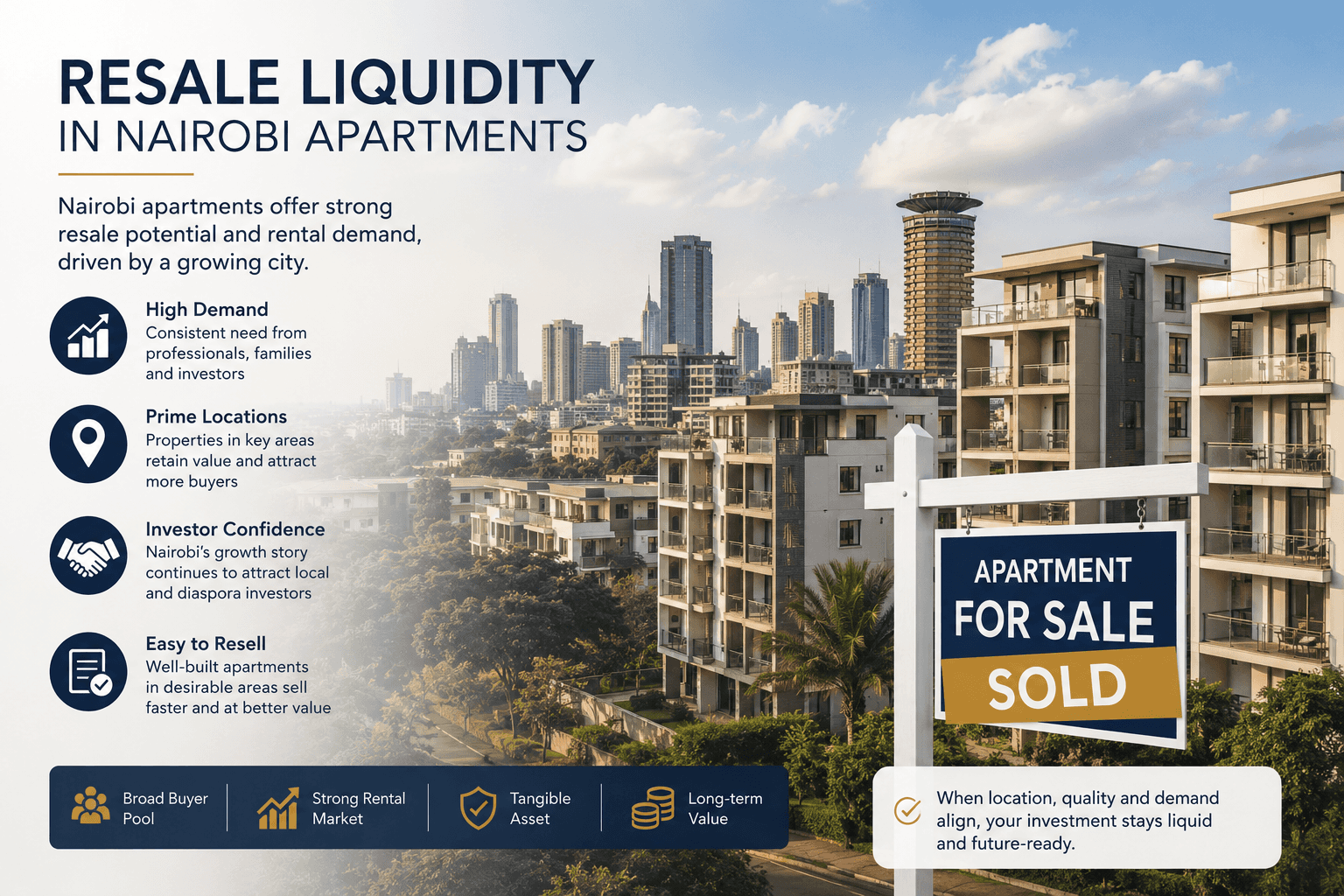 Resale Liquidity in Nairobi Apartments: What Investors Should Check
