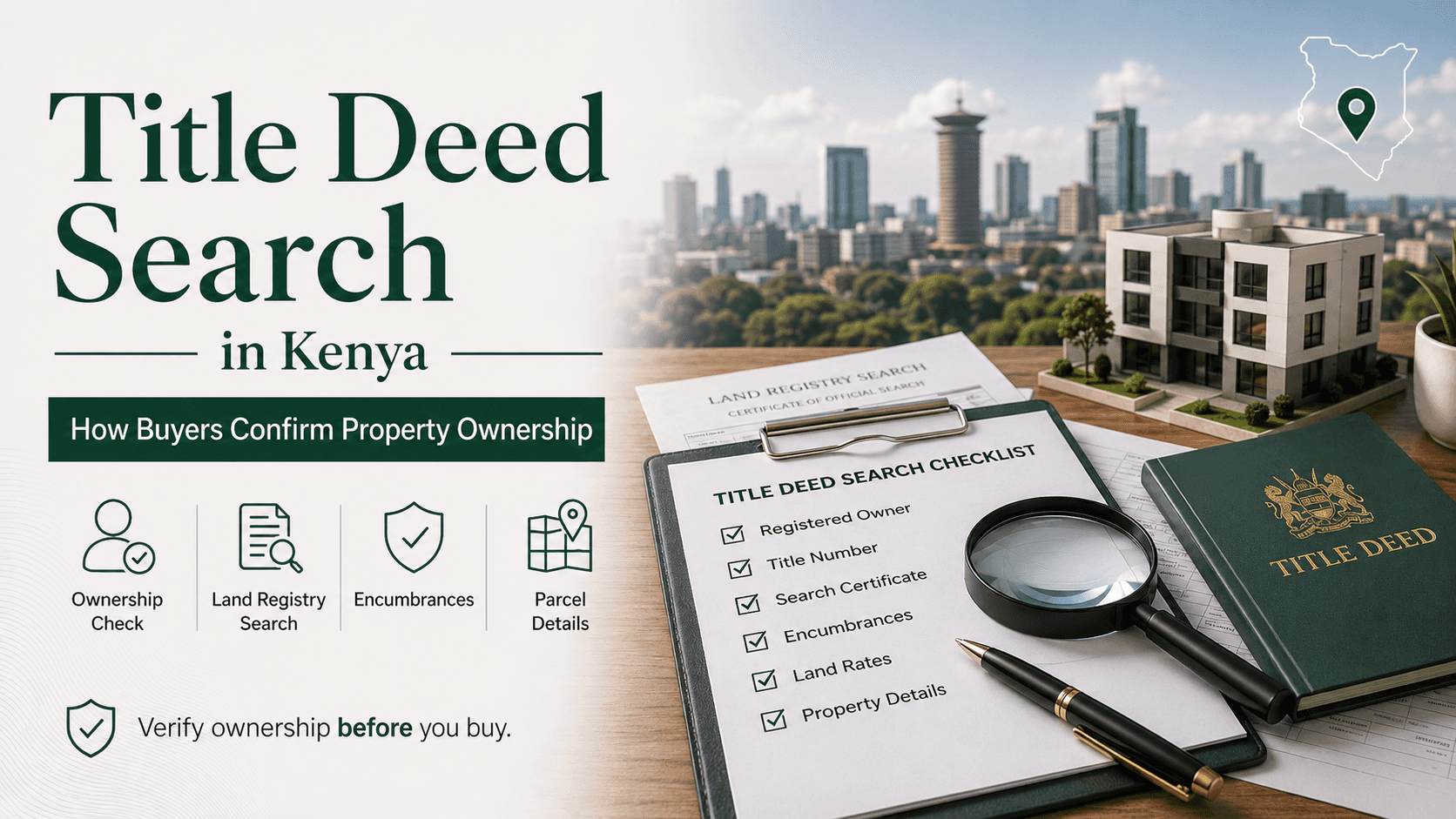 Title Deed Search in Kenya: What It Shows and Why It Matters